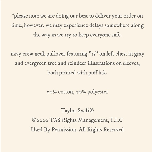 Taylor Swift Tops Taylor Swift Folklore Holiday Christmas Tree Farm